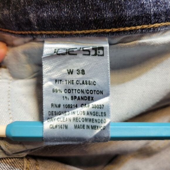 Joe's Jeans The Classic Staight Leg Jeans Men's Size Waist 38 Inseam 32.5" - Picture 9 of 13